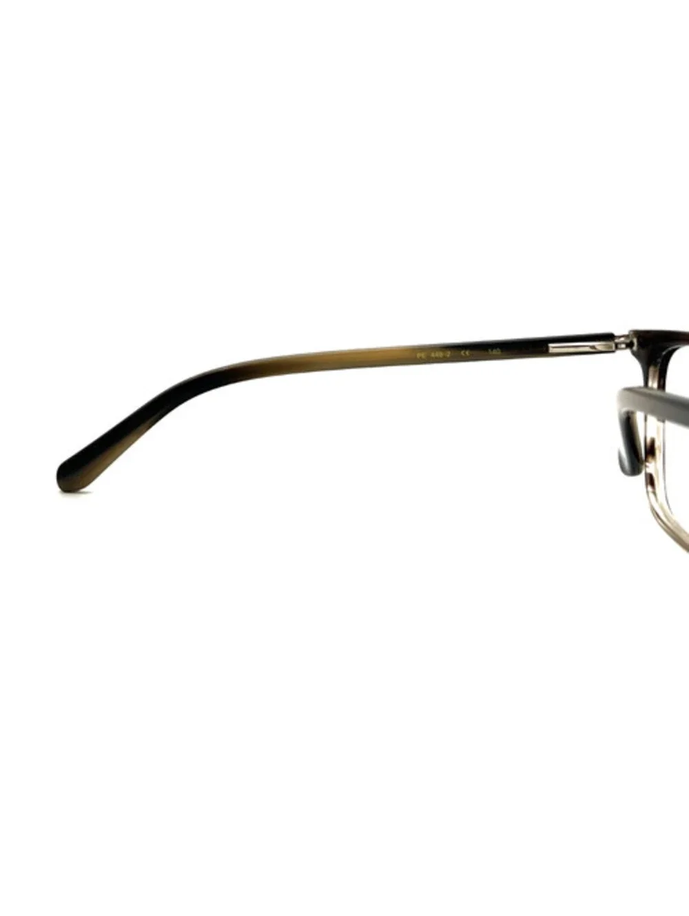 Perry Ellis PE-449-2 Brown Fade Rectangle Authentic Eyeglass Frames 53-17-140